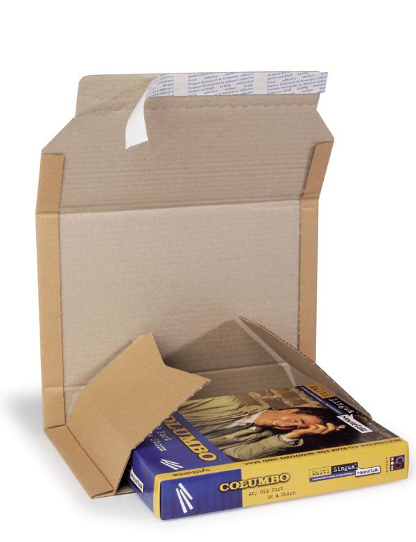 Medienverpackung, braun, DIN A3 | 455 x 320 x 20–55 mm (L x B x H) Innenmaß | VE = 25 Stk.