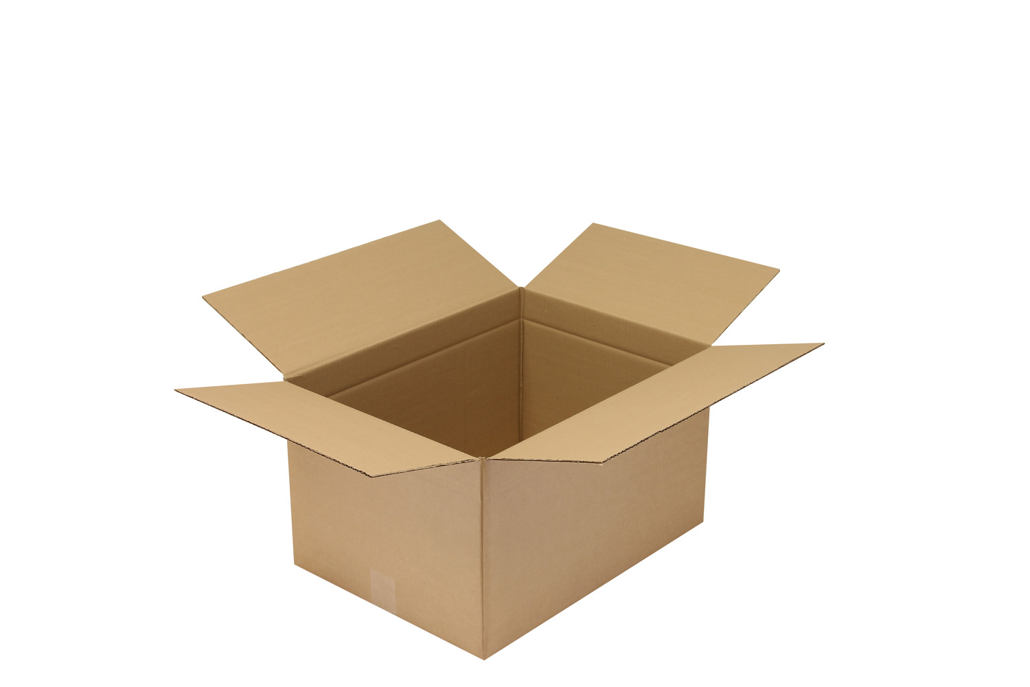 Wellpapp-Faltkarton 1-wellig, braun, Qual. 1.30, DIN B3 | 520 x 380 x 300 mm (L x B x H) Innenmaß | VE = 25 Stk.