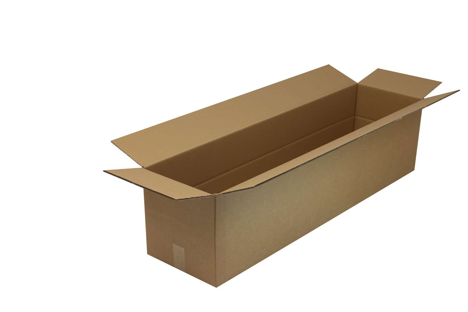 Wellpapp-Faltkarton lang 2-wellig, braun, Qual. 2.30, DIN B0 | 1200 x 300 x 300 mm (L x B x H) Innenmaß | VE = 10 Stk.