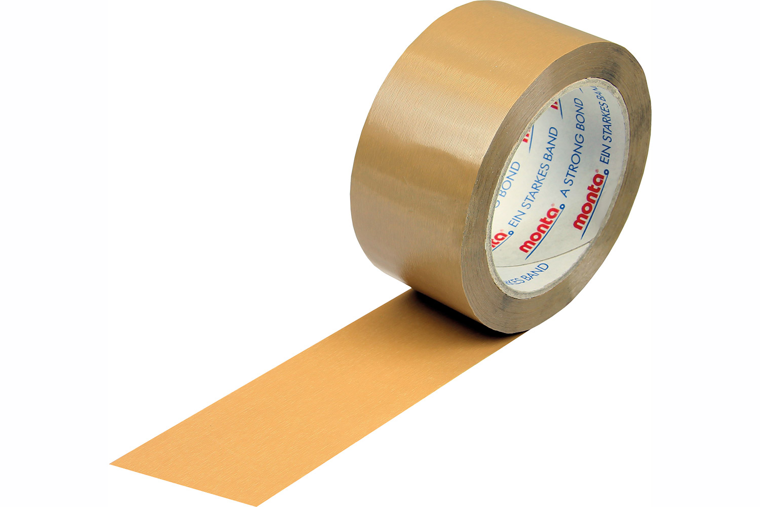 PVC-Klebeband monta 201, geprägt, leise, braun, 54 µ | 50 mm x 66 lfm. | VE = 36 Stk.