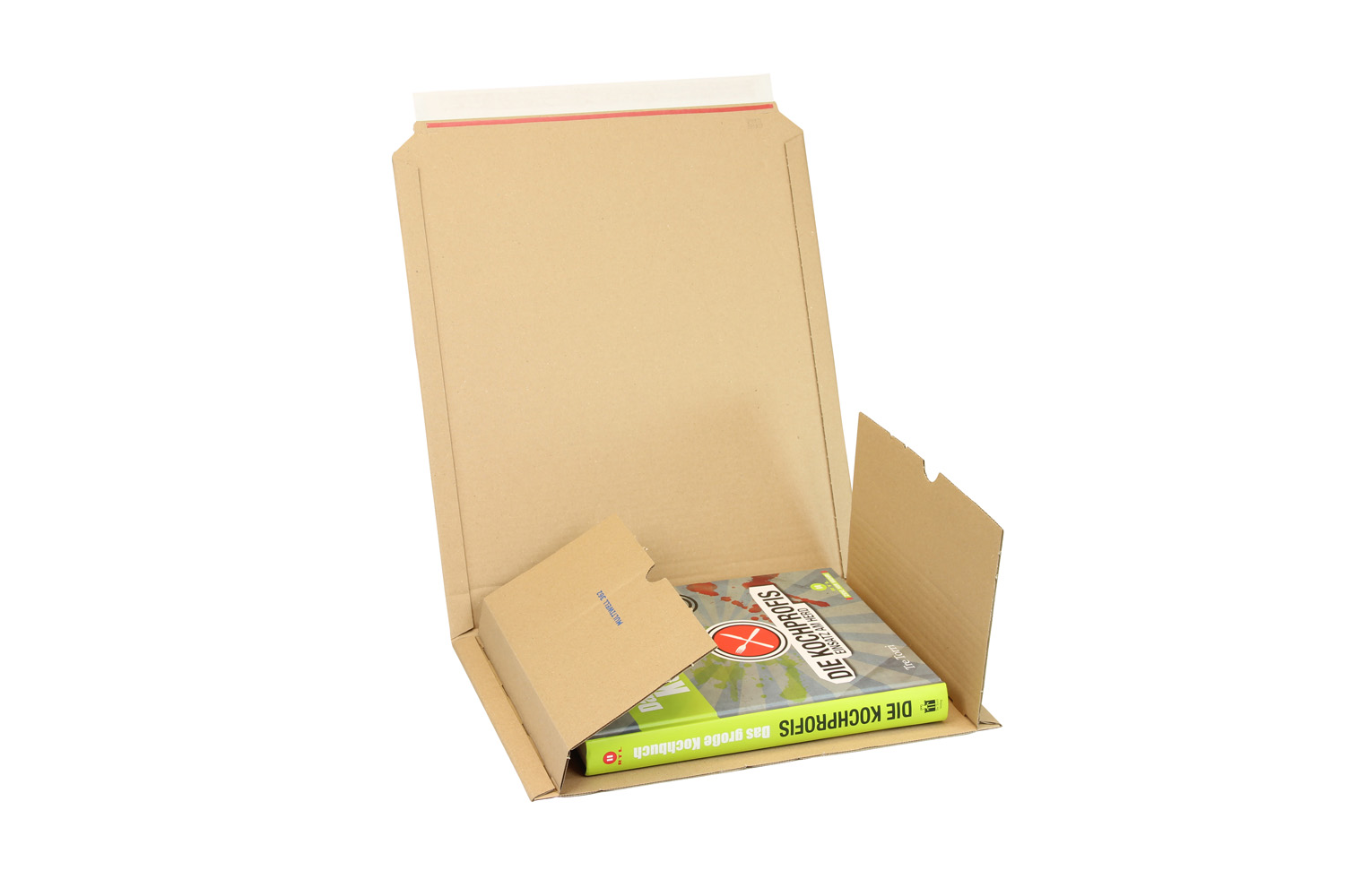Medienverpackung, braun, DIN C4 | 325 x 250 x 75 mm (L x B x H) Innenmaß | VE = 25 Stk.