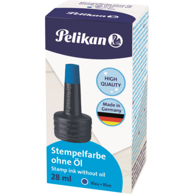 Pelikan Stempelfarbe 4K 351213 ohne Öl 28ml blau