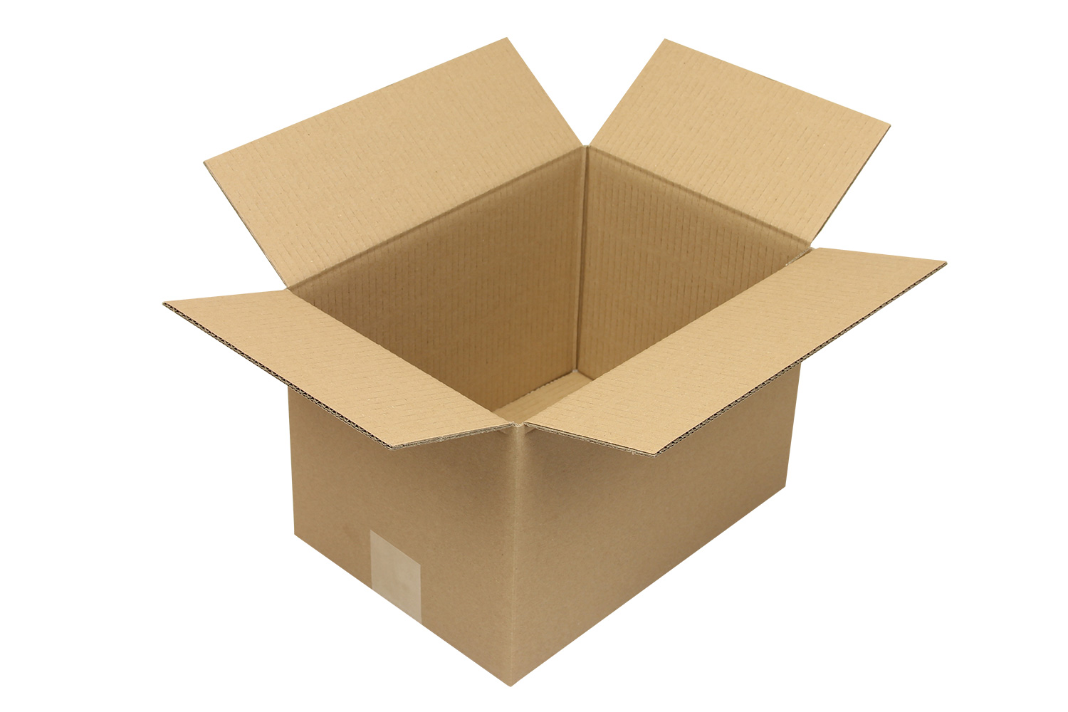 Wellpapp-Faltkarton 1-wellig, braun, Qual. 1.20 | 300 x 300 x 300 mm (L x B x H) Innenmaß | VE = 25 Stk.
