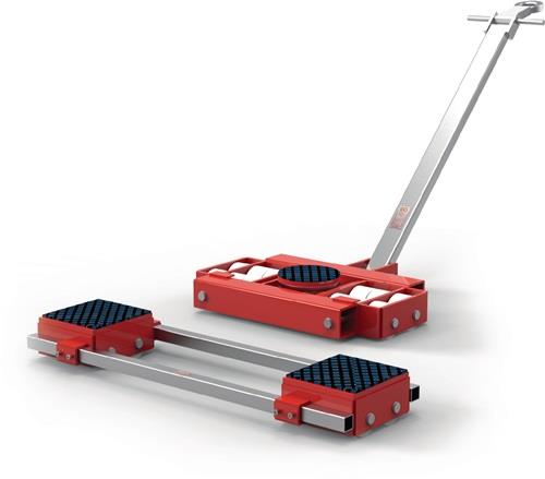 Transportfahrwerk-Set verstellb.u.lenkbar Trgf.60 t 12 Lastrollen || VE = 1 ST
