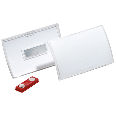 DURABLE Namensschild Click Fold 821519 90x54mm tr 10 St./Pack.