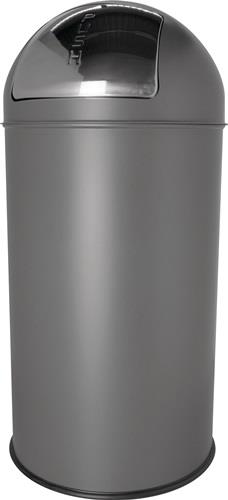 Abfallsammler Ø314xH650mm 30l mittelgrau HELIT || VE = 1 ST
