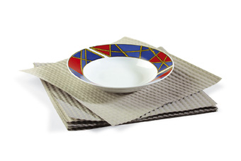 Polsterzuschnitte für Teller | 280 x 280 mm (L x B) | VE = 1000 Stk.