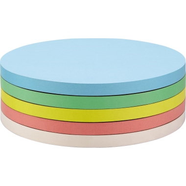 magnetoplan Moderationskarte 111151710 rund 140mm sort. 500St.