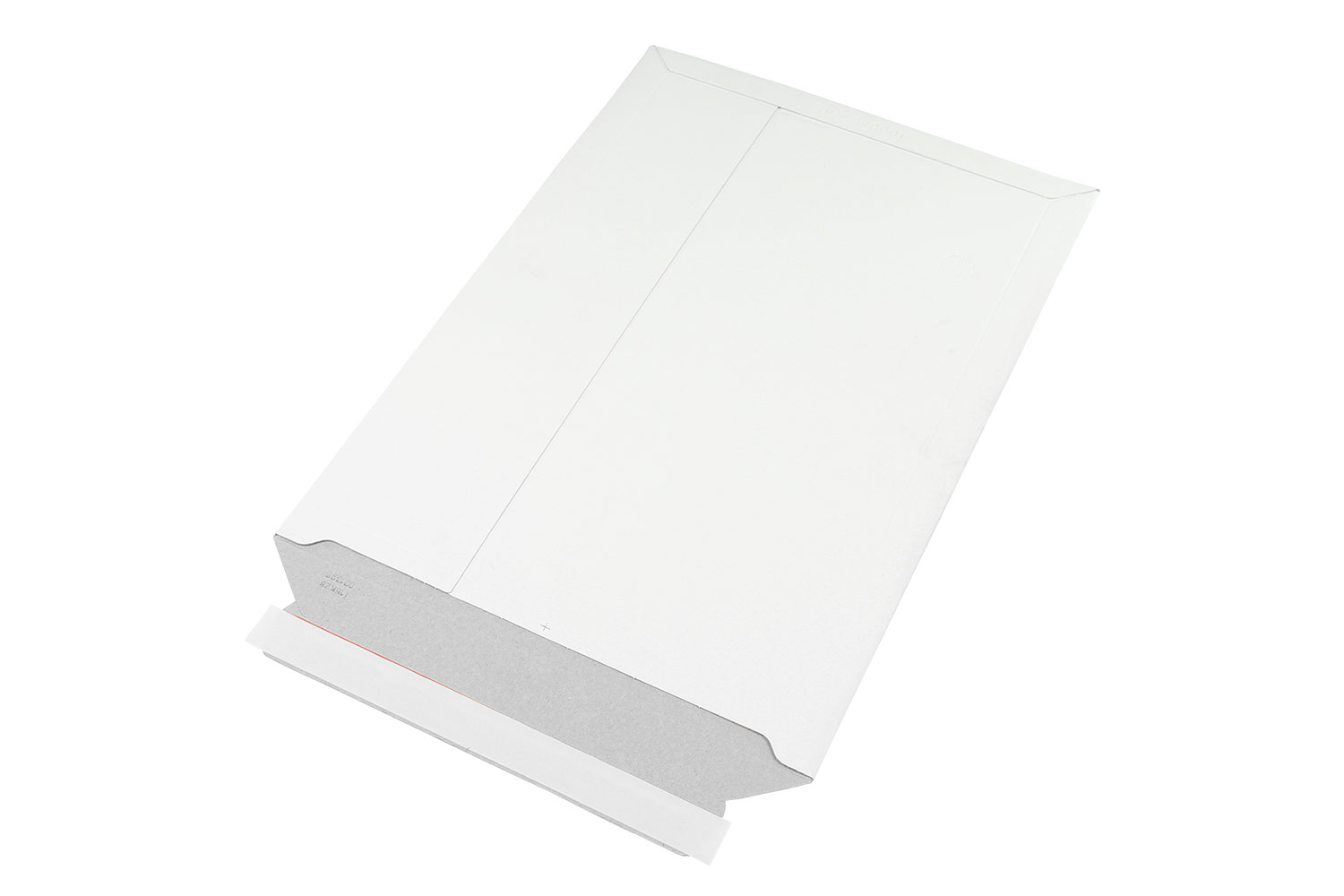 Vollpapp-Versandtasche, 550 g/m², weiß, SK-Verschluss, DIN A3 | 310 x 445 mm (Offene Seite x L) | VE = 75 Stk.