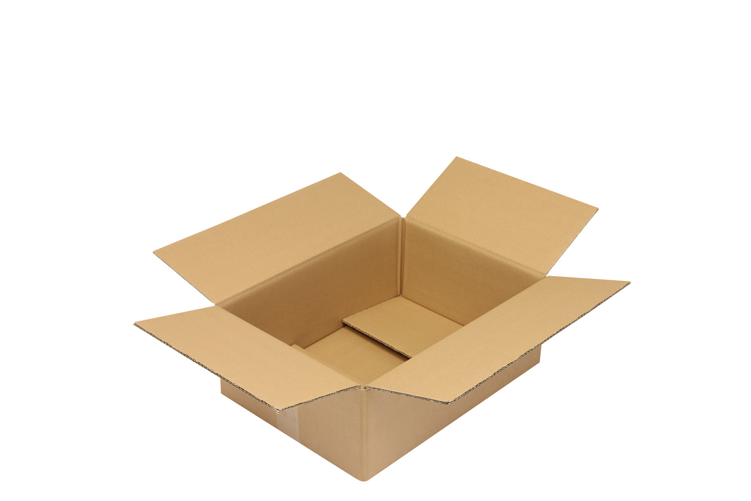 Wellpapp-Faltkarton 2-wellig, braun, Qual. 2.30, DIN A3 | 430 x 310 x 150 mm (L x B x H) Innenmaß | VE = 20 Stk.