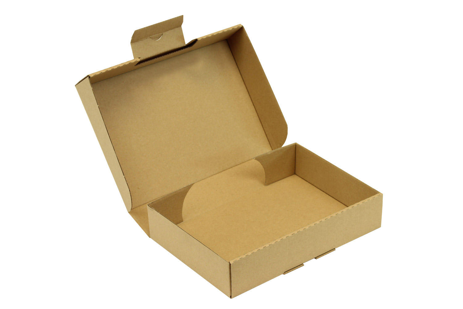Klappschachtel 1-wellig, braun, Qual. 1.30, DIN A5 | 220 x 155 x 45 mm (L x B x H) Innenmaß | VE = 25 Stk.