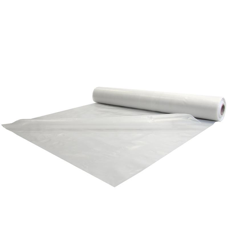 LDPE-Flachfolie, transparent, 120 µ | 4000 mm x 50 lfm. (auf 1000 mm Breite gefaltet) |