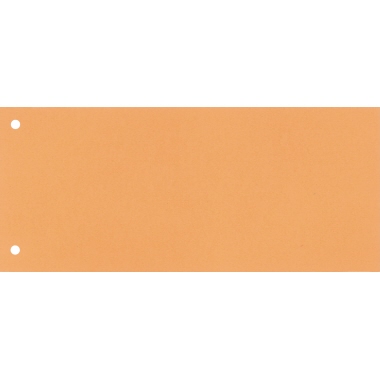 Trennstreifen Kurz 22,5x10,5cm 160g orange 100 St./Pack.