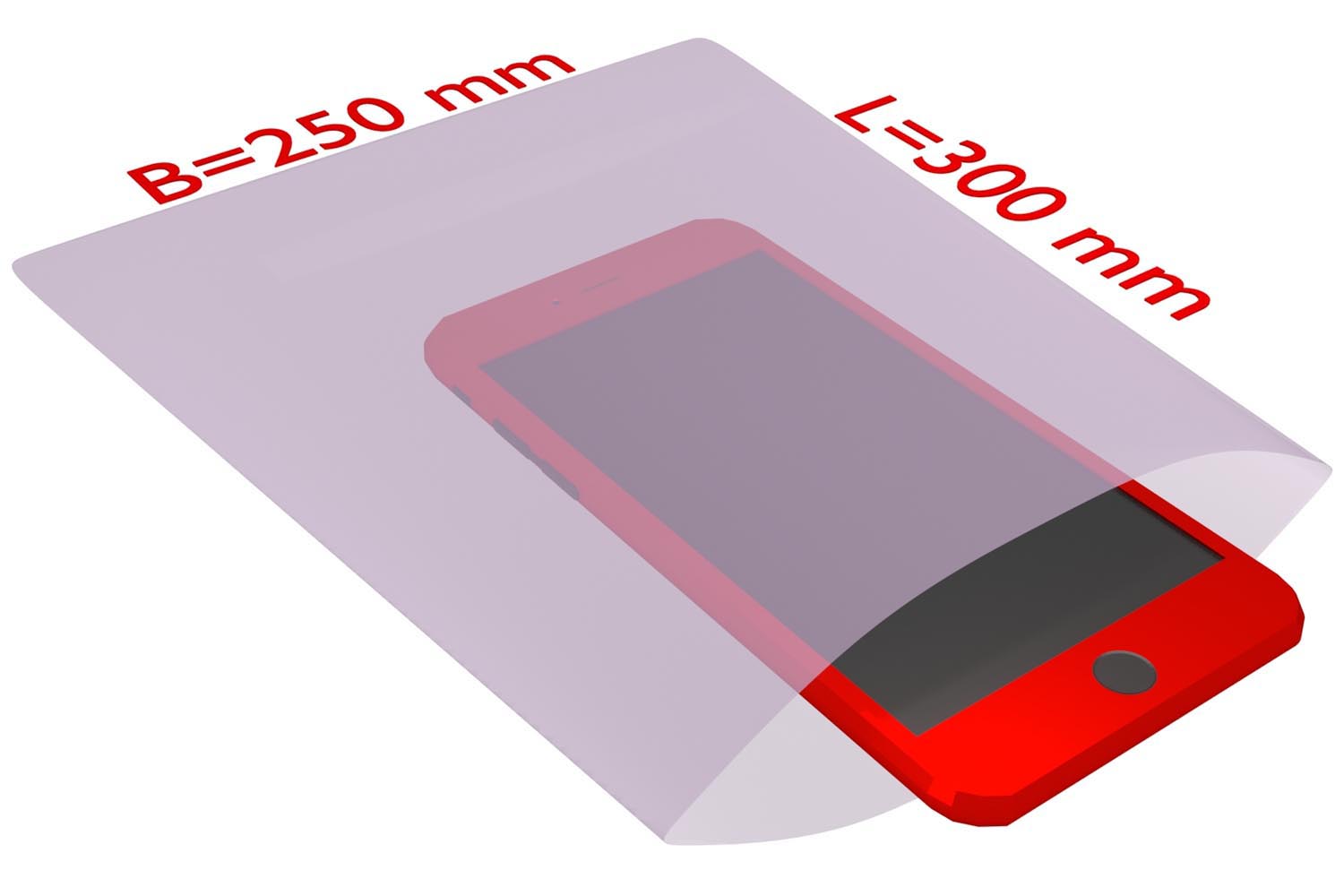 PE-Flachbeutel, antistatisch, 100 µ | 250 x 300 mm (Offene Seite x L) | VE = 100 Stk.