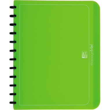 Oxford Ringmappe manageMe 100421156 DIN A4 PP grasgrün +25Hüllen