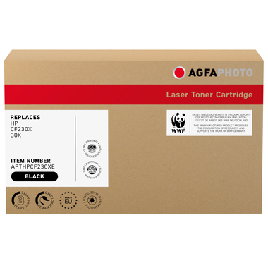 AgfaPhoto Toner APTHPCF230XE wie HP CF230X 30X schwarz