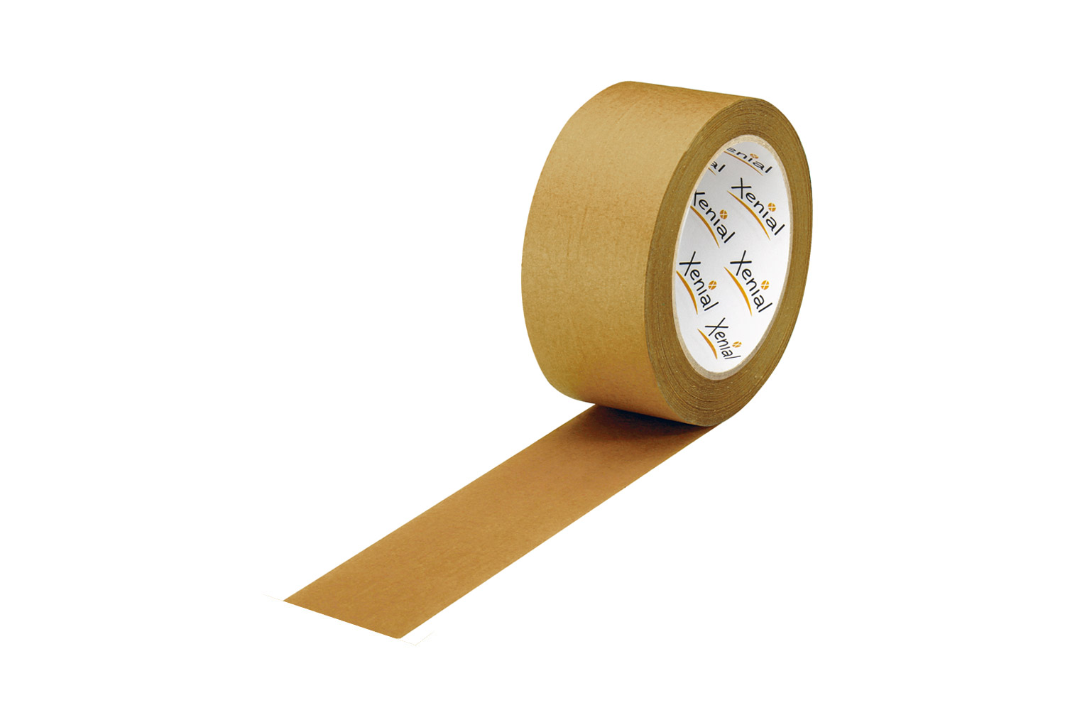 Xenial Papier-Packband, 135 µ | 50 mm x 50 lfm. | VE = 36 Stk.