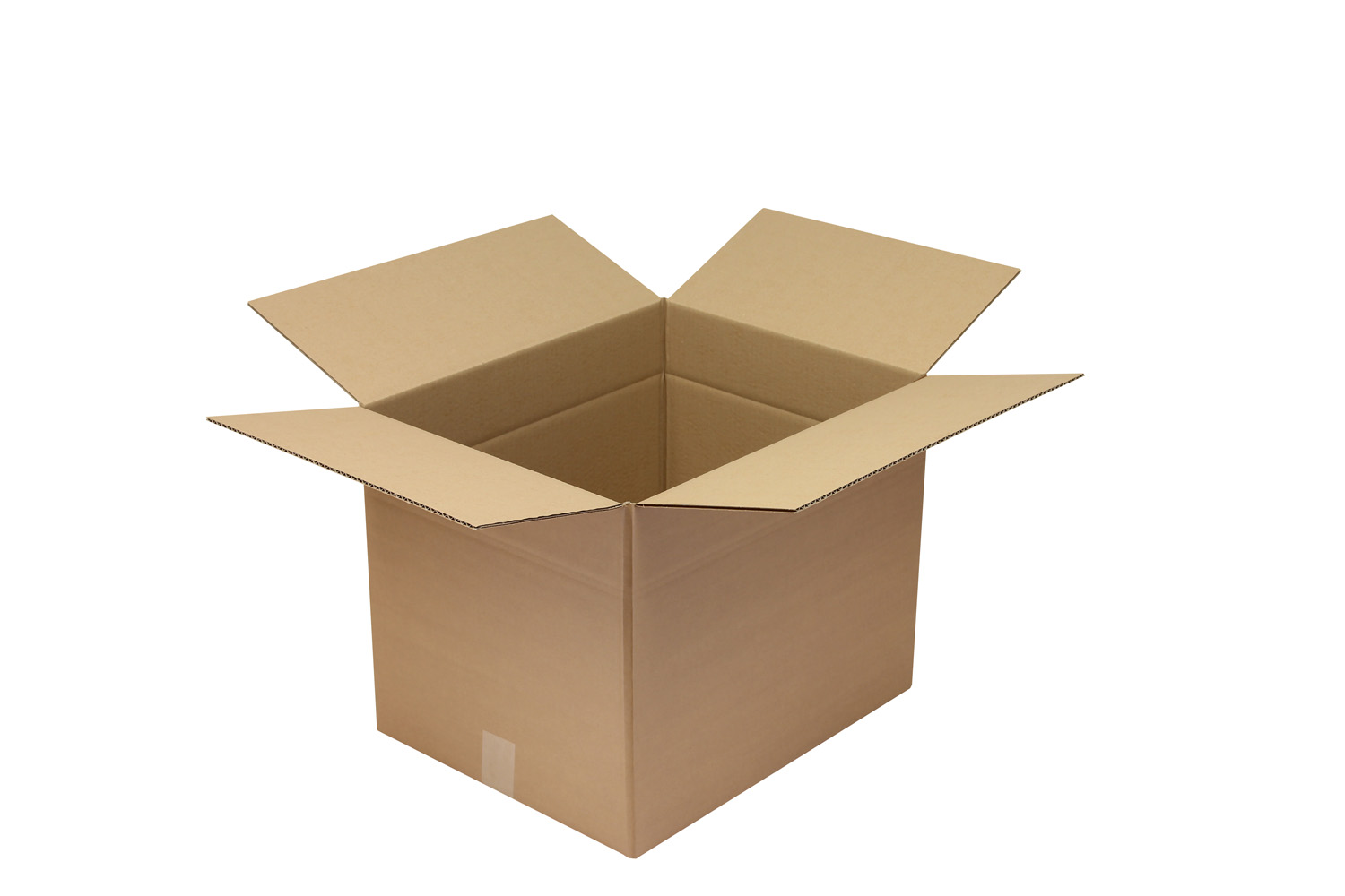 Wellpapp-Faltkarton 1-wellig, braun, Qual. 1.30 | 500 x 400 x 400 mm (L x B x H) Innenmaß | VE = 25 Stk.