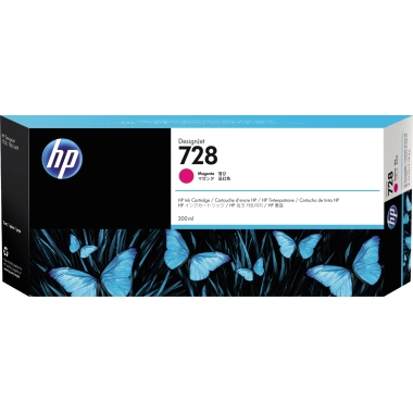 HP Tintenpatrone F9K16A 728 300ml magenta