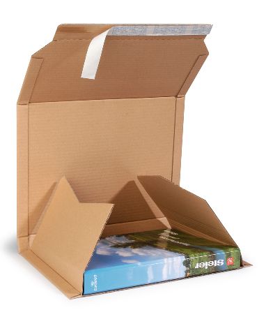 Ordner-Versandbox | 320 x 290 x 35–80 mm (L x B x H) Innenmaß | VE = 25 Stk.