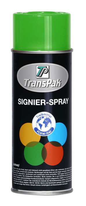Signierspray, grün | 400 ml Inhalt | VE = 2 Stk.