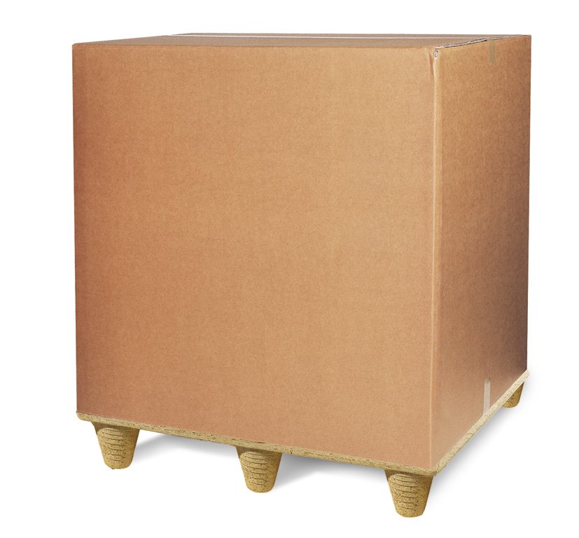 Palettencontainer 2-wellig, braun, Qual. 2.40 | 1180 x 780 x 550 mm (L x B x H) Innenmaß | VE = 10 Stk.