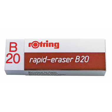 rotring Radierer rapid-eraser B20 S0194570 weiß