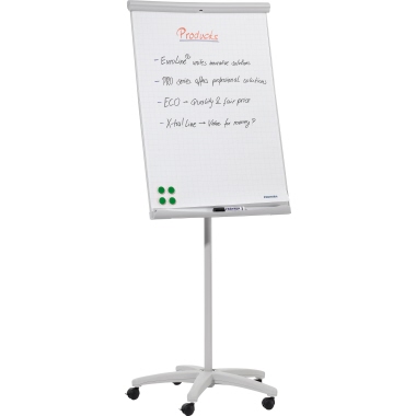 Franken Flipchart U-Act! Line Mobil FC91 70x100cm weiß