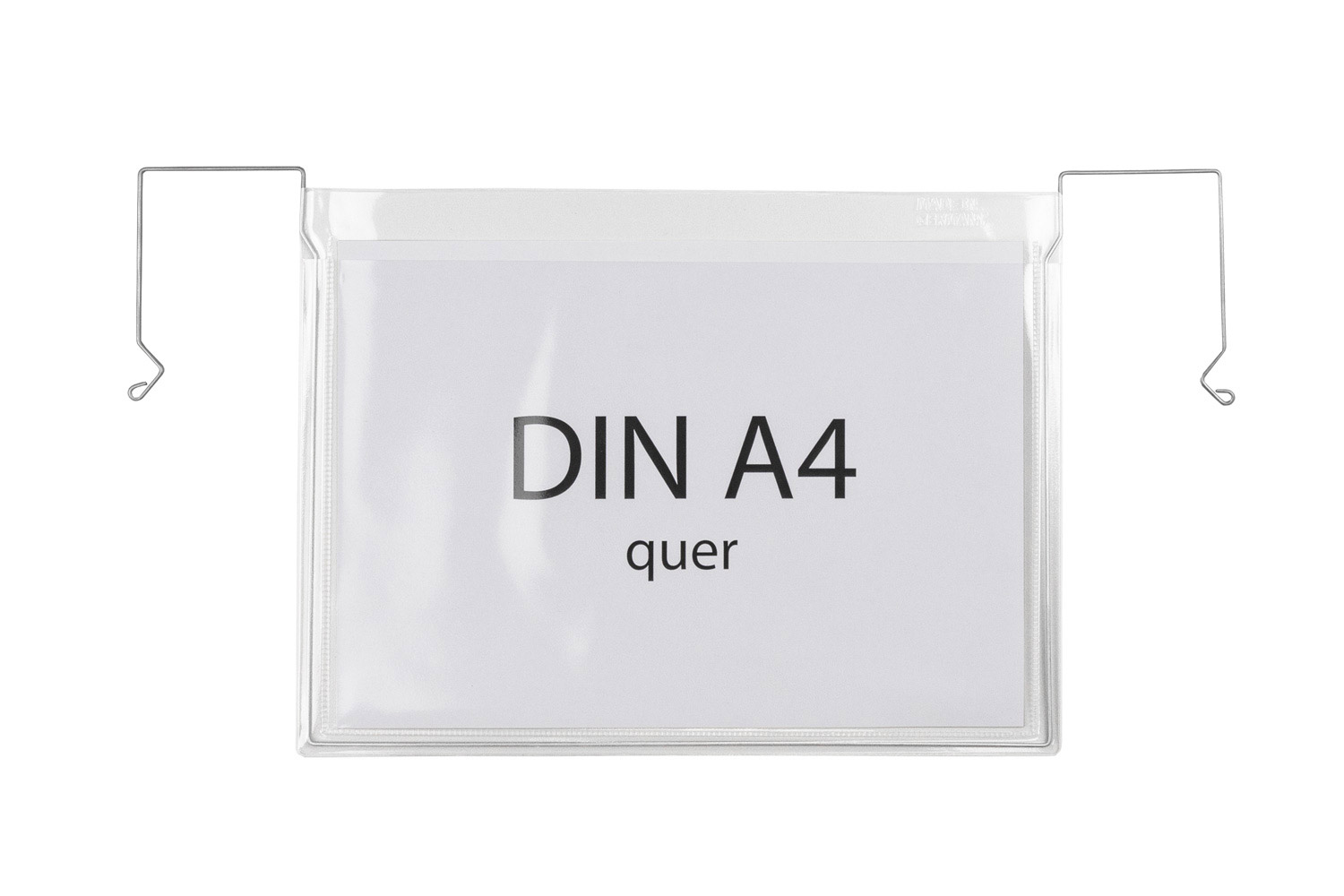 Drahtbügeltasche, quer, ohne Klappe, DIN A4 | 230 x 302 mm (L x B) | VE = 200 Stk.