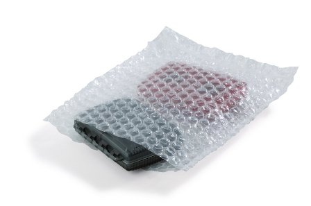 Luftpolster-Flachbeutel 2-lagig, 100 µ | 250 x 350 mm (Offene Seite x L) | VE = 250 Stk.