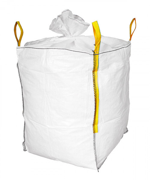 Big Bag Schüttgutsack, unbeschichtet, mit Schürze & geschlosssenem Boden | 90 x 90 x 110 cm (L x B x H) | VE = 20 Stk.