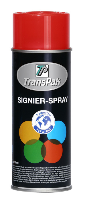 Signierspray, rot | 400 ml Inhalt | VE = 2 Stk.