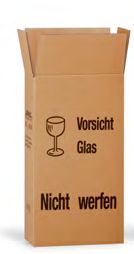 Versandkarton 2er, braun, postgeprüft | 205 x 110 x 380 mm (L x B x H) Innenmaß | VE = 20 Stk.
