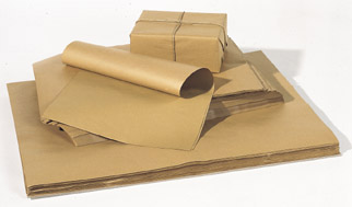 Packpapier, 80 g/m², enggerippt | 1000 x 750 mm (L x B) | VE = 25 Stk.