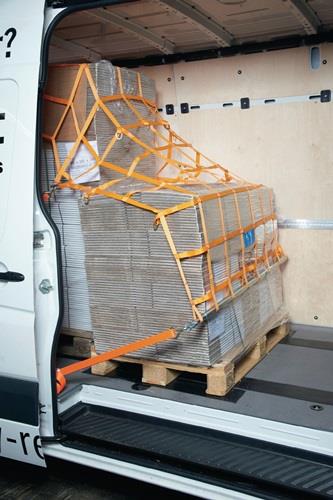 Ladungssicherungsnetz DIN EN 12195-2 KEP E1 L.1,6m B.0,925m SPANSET || VE = 1 ST