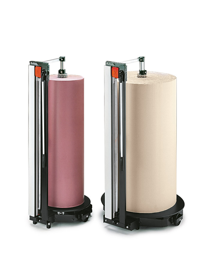 Schneidständer senkrecht, Schnittbreite bis 1250 mm | Für Rollen bis 800 mm Durchmesser |