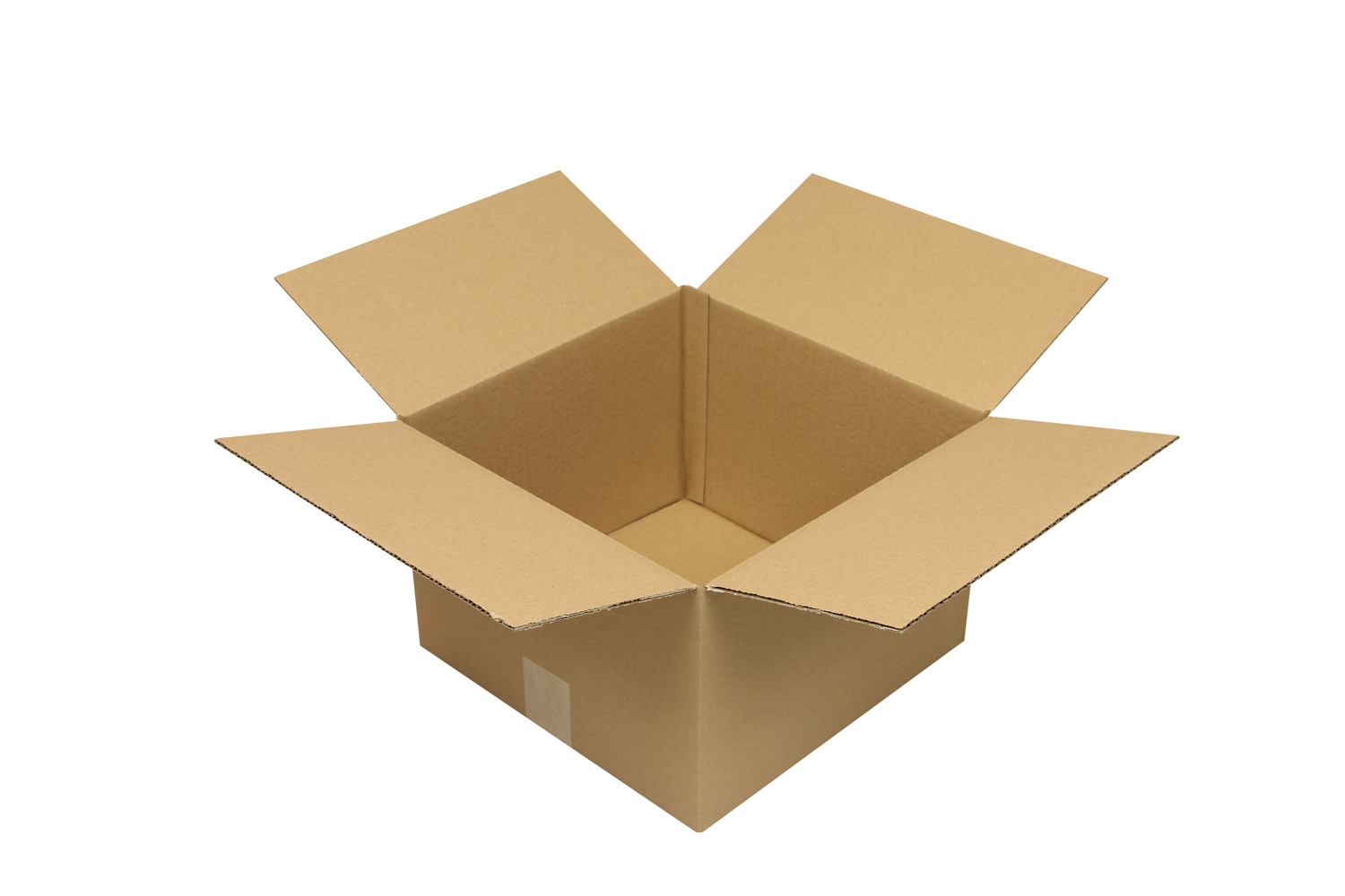 Wellpapp-Faltkarton 1-wellig, braun, Qual. 1.2 | 300 x 300 x 200 mm (L x B x H) Innenmaß | VE = 25 Stk.