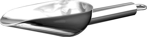 Abwiegeschaufel VA silber L.240mm Inh.220ml || VE = 1 ST