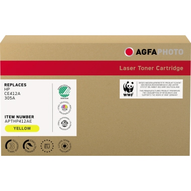 AgfaPhoto Toner APTHP412AE wie HP CE412A 305A gelb