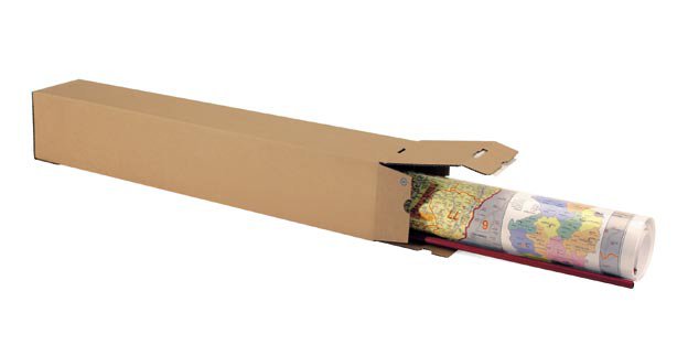 Quattropack Premium, braun, Qual. 1.30, DIN A2 | 105 x 105 x 430 mm (L x B x H) Innenmaß | VE = 10 Stk.