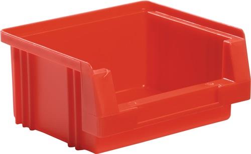 Sichtlagerkasten PLK L90xB102xH50mm PP rot LA-KA-PE || VE = 50 ST