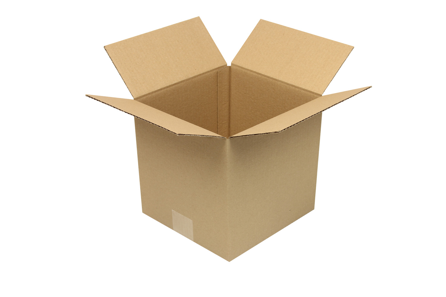 Wellpapp-Faltkarton 1-wellig, braun, Qual. 1.20 | 220 x 210 x 210 mm (L x B x H) Innenmaß | VE = 50 Stk.
