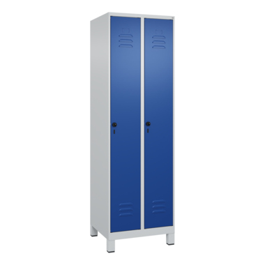 C+P Spind Classic PLUS 2Abteile 1950x600x500mm l.gr/l.bl