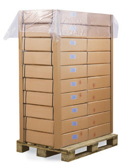 Palettenabdeckblatt, transparent, 25 µ | 1200 x 1600 mm (B x L) |