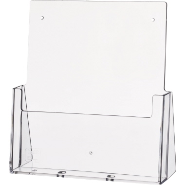 helit Prospekthalter H2352302 DIN A4 1Fach PS glasklar