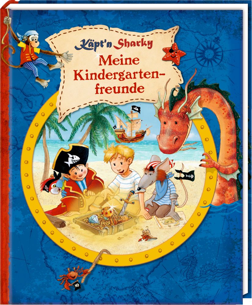 Meine Kindergartenfreunde - Freundebuch - Käpt'n Sharky