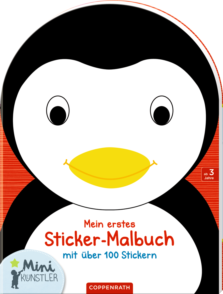 Mein erstes Sticker-Malbuch: Pinguin (Mini-Künstler)