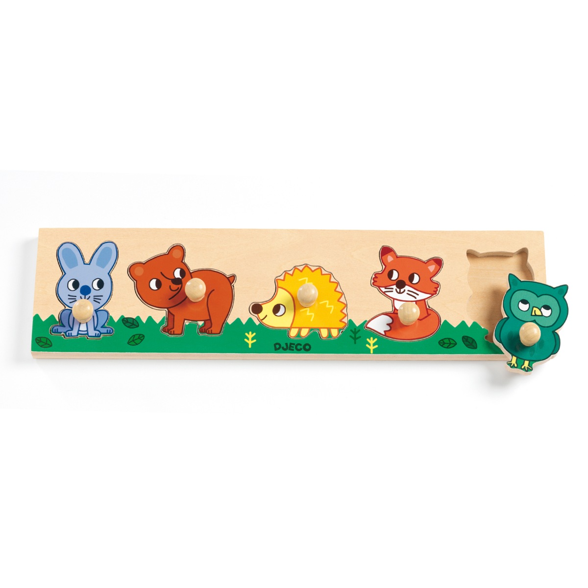 Holzpuzzle: Forest'n'co von DJECO Holzpuzzle: Forest'n'co von DJECO