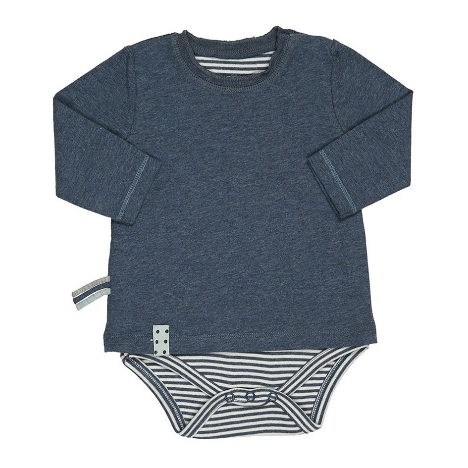 OrganicEra Organic Baby L/S T-Shirt-Body, Indigo OrganicEra Organic Baby L/S T-Shirt-Body, Indigo