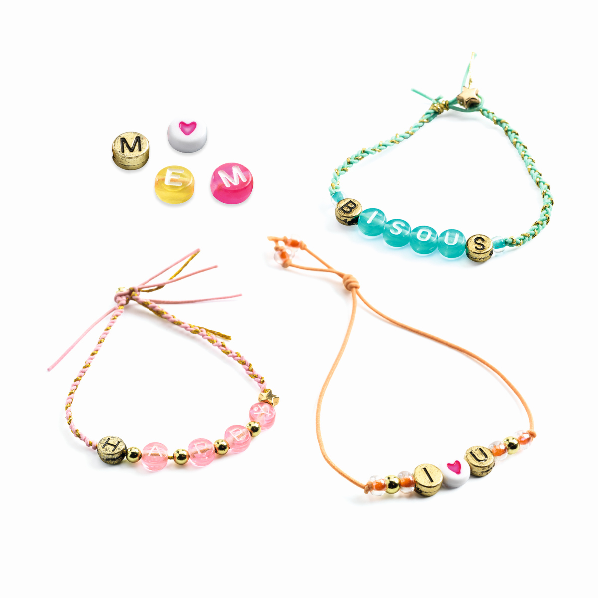 Schmuck basteln: Buchstaben Schmuck basteln: Buchstaben